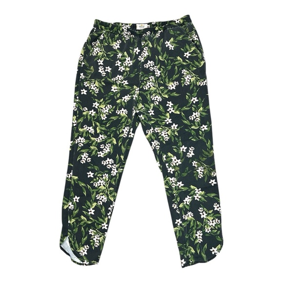 Marine Layer Allison Tropical Floral Dark Pull-On Pants - Picture 4 of 7
